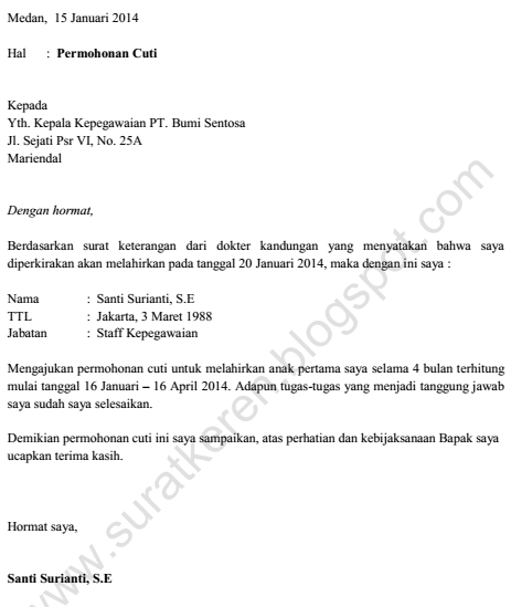 463 x 549 png 54kB, Surat Permohonan Cuti Melahirkan | Aneka Surat