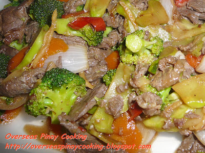 Beef and Broccoli Stirfry