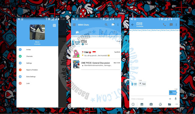 download BBM2 Mod Thema Twitter Apk Versi Terbaru