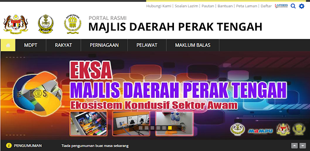 Rasmi - Jawatan Kosong (MDPT) Perak Majlis Daerah Perak 