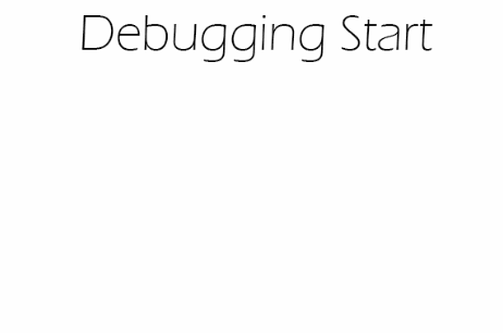 Image Showing Debugging of the problem