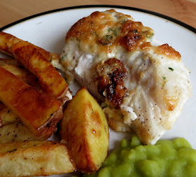 Garlic Herbed Cod & Chips