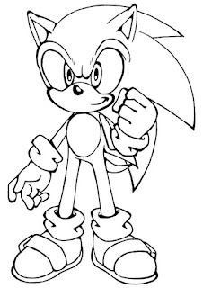 Sonic the hedgehog coloring pages