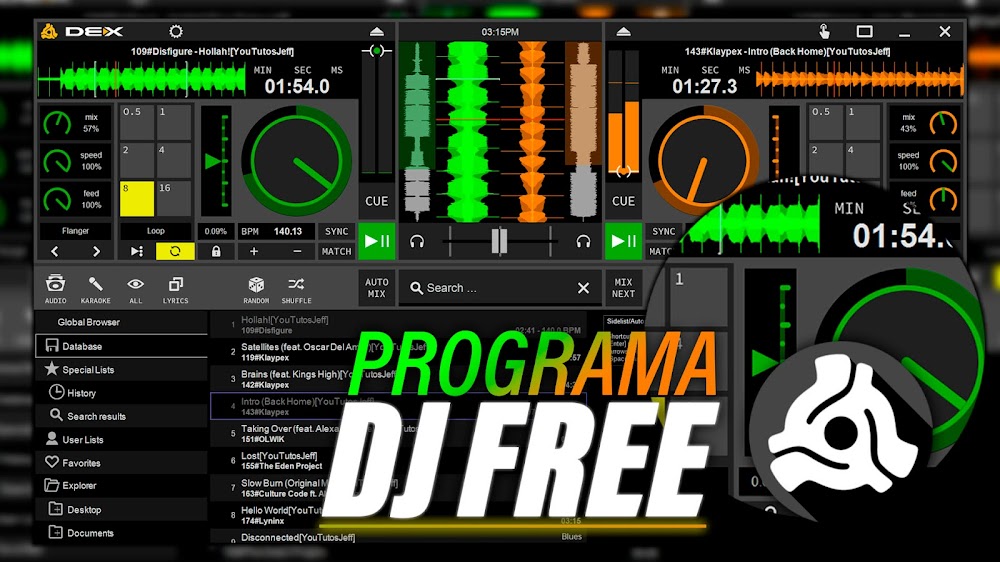 Programa DJ Para Windows y Mac | DEX 3 LE Ultima Versión PC GRATIS