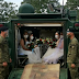 This wedding ceremony of Philippine soldiers is a bit more fire power!