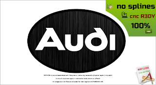 Audi logo vector dxf for CNC free download