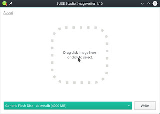 Membuat Bootable Flashdisk Menggunakan Suse Studia ImageWriter pada Linux