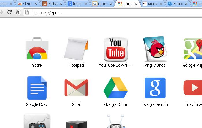 chrome apps find your extension list