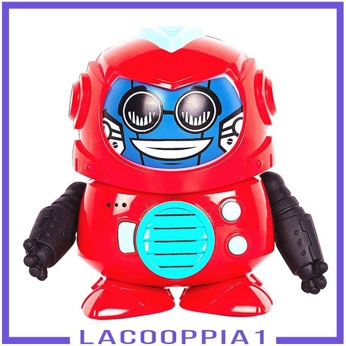 Face-changing Recording Voice Changer Interactive Robot Educational Toy Red