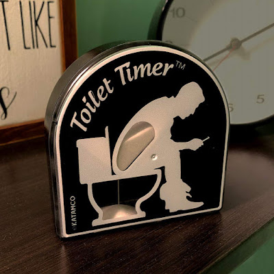 Toilet Timer Sand Timer By Katamco, Perfect For The Long-Pooper Or Poo-Crastinator In Your Life