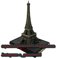 Papercraft Eiffel Day