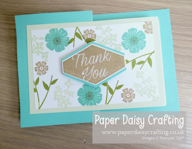 Beautiful Bouquet double z fold card by Stampin Up