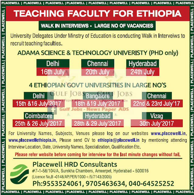 Large Job Opportunities for Ethiopia