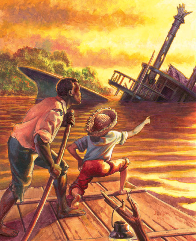 The Adventures of Huckleberry Finn is one of my favourite books.