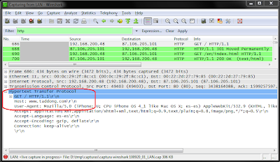 wireshark capture