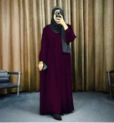 New Women Regular Outerwear Kuchi Body Design Abaya Pocket Borkha