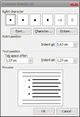 Cara Mudah Membuat Bullet And Numbering Pada Word