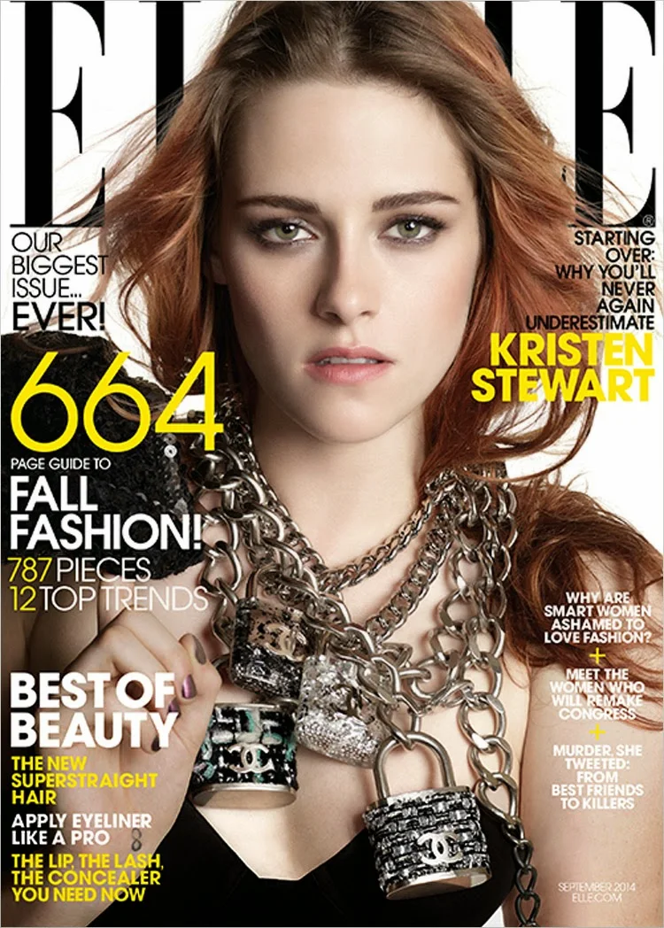 Kristen Stewart for Elle US by Michael Thompson