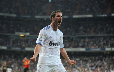 Gonzalo Higuain Real Madrid Football Photos