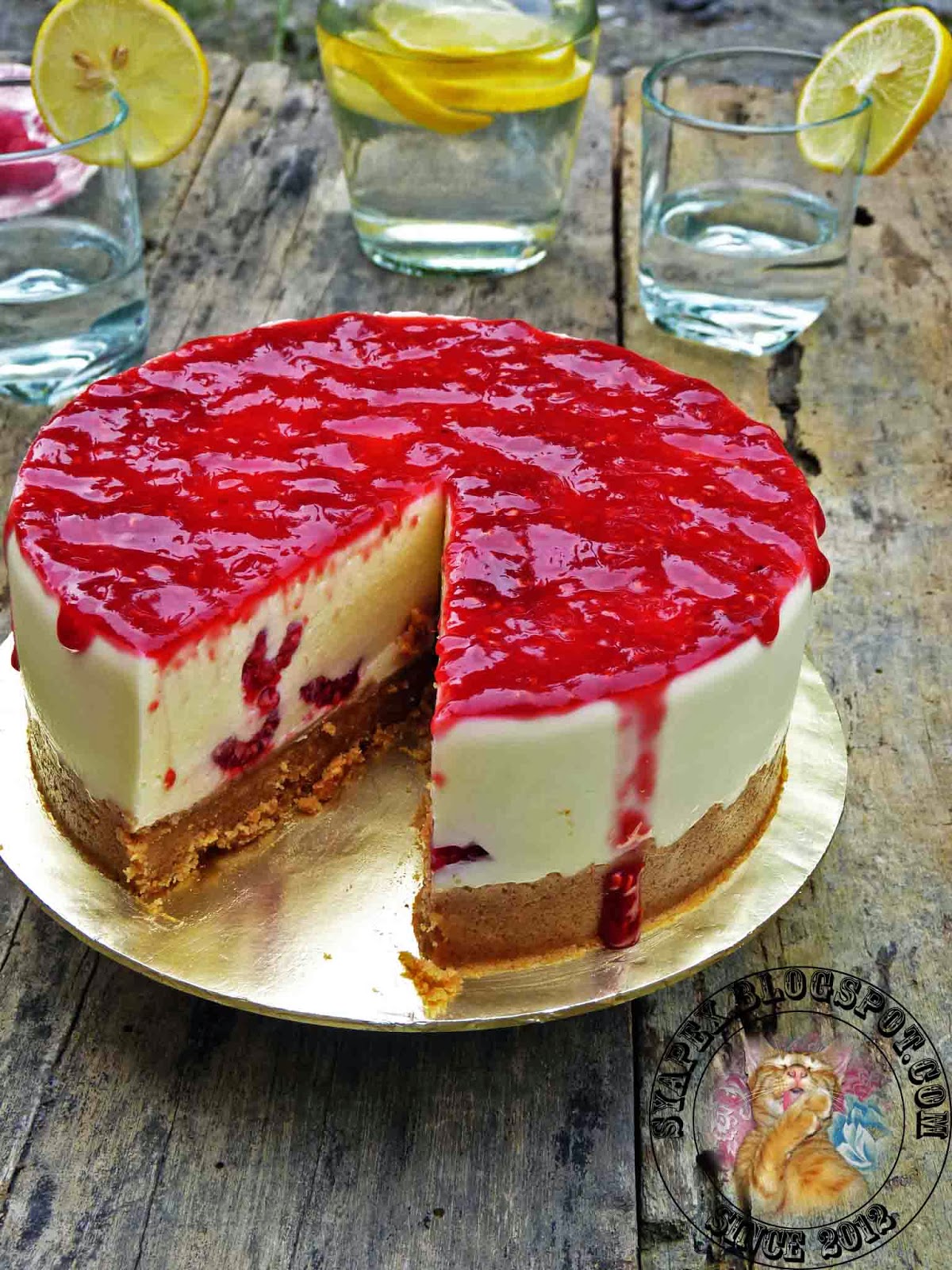 Syapex kitchen: Raspberry Cheese Cake