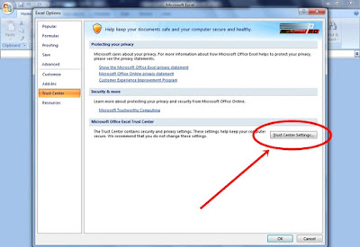 Cara Membuka Kunci Atau Enable Macro Di Excel 2007