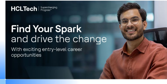 HCLTech Hiring Software Engineer/Software Developer