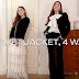 Jessica will show how you can wear your jacket in 4 ways! (English Subbed)