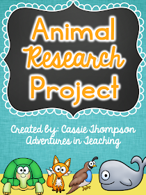 https://www.teacherspayteachers.com/Product/Animal-Research-Project-1909374