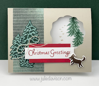 VIDEO: Stampin' Up! Trees for Sale Window Card + 5 Bonus Card Ideas  ~ www.juliedavison.com #stampinup #saleabration