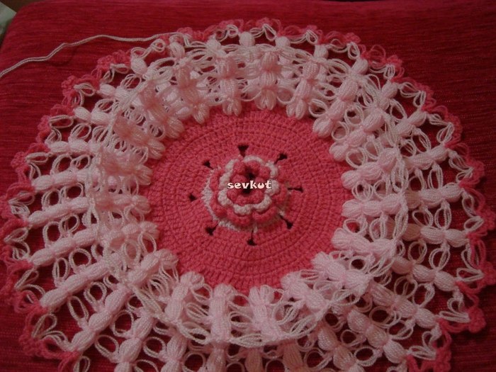 Crochet beauty flower