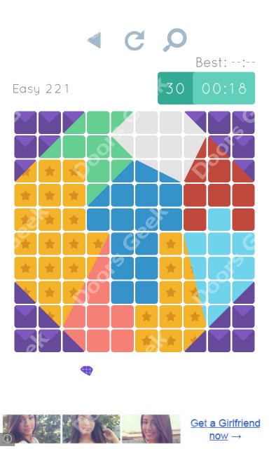 Cheats, Walkthrough for Blocks and Shapes Level 221