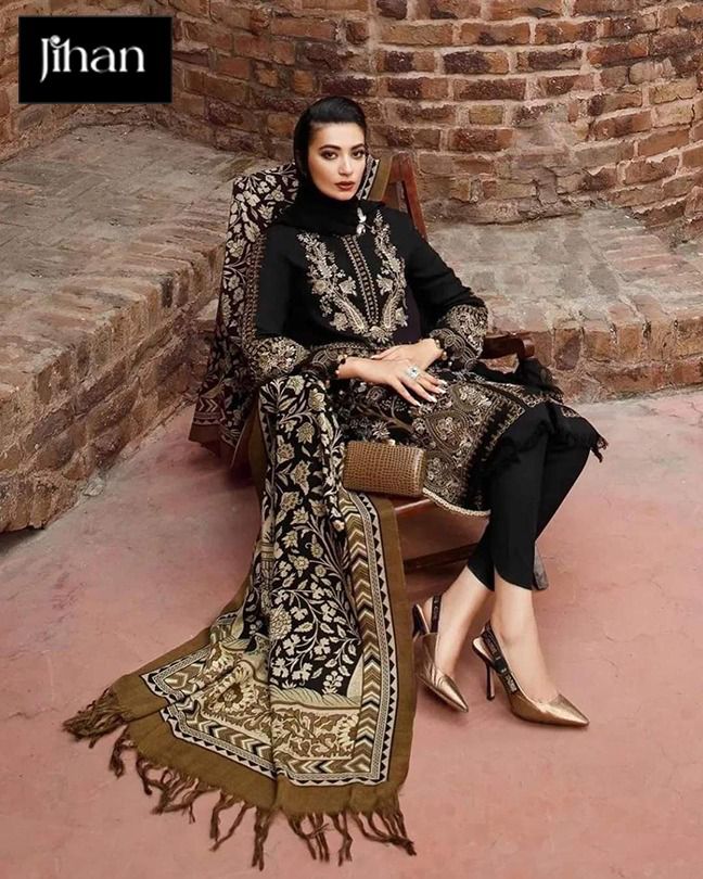 Dn 3227 Jihan Rayon Embroidered Pakistani Salwar Suits