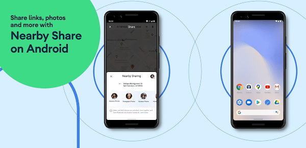Android 系統Nearby Share鄰近分享功能