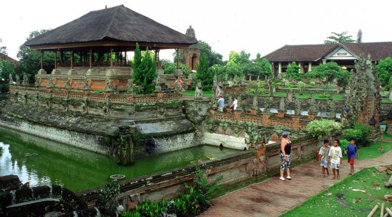 Klungkung Royal Palace in Bali exotic piece of Balinese architecture