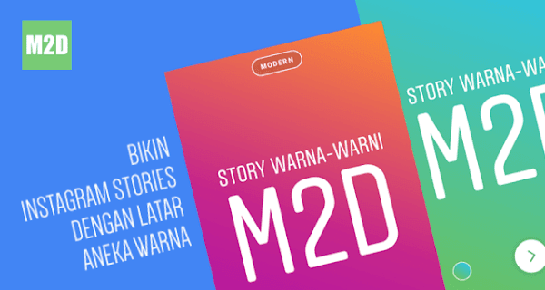 Layaknya status teks WhatsApp yang berlatar warna Teknik Membuat Tulisan di Instagram Stories dengan Background Warna-warni