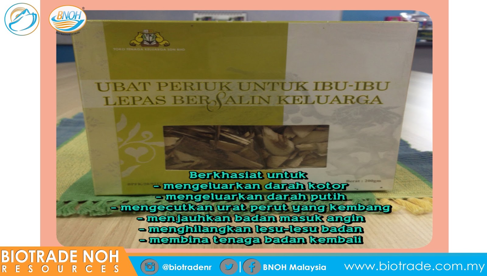 KHASIAT POKOK TENGGEK BURUNG - Biotrade Noh Resources