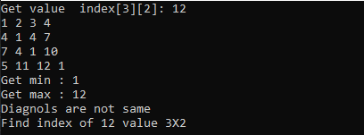 C++ 2D Array