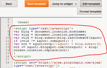Prevent your blog from redirecting by a simple code