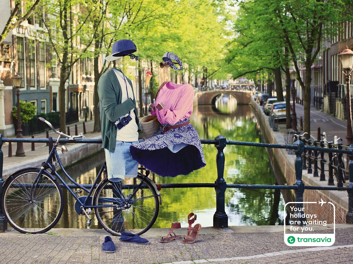 New Print for Air France's Transavia "Waiting for the WeekEnd" via Les Gaulois