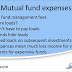 Mutual fund fees and expenses