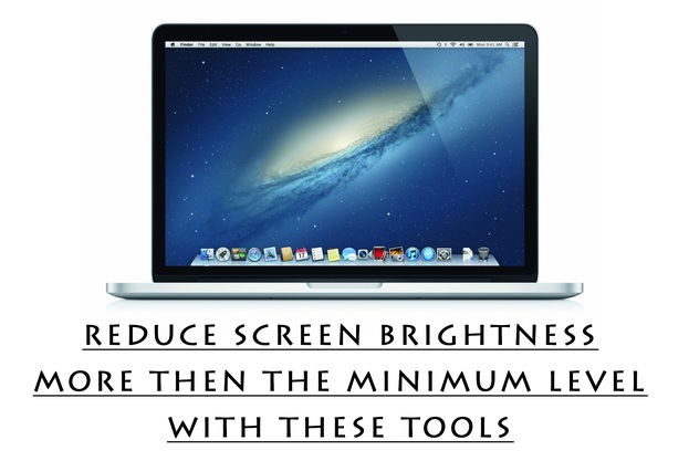 screen brightness reduction tools windows and mac