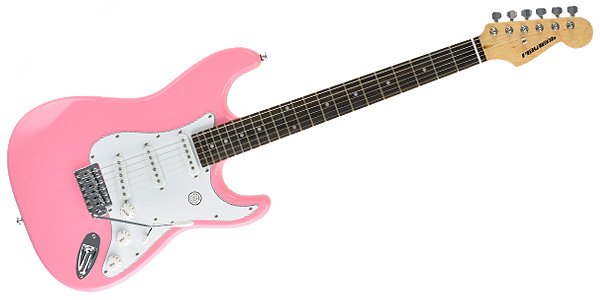 エレキギターを始めたいっ ピンクのギター