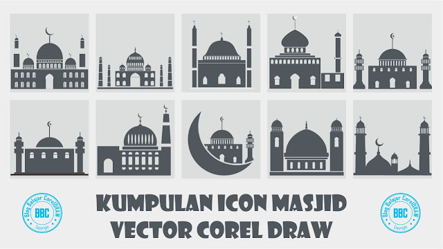 logo masjid format corel draw