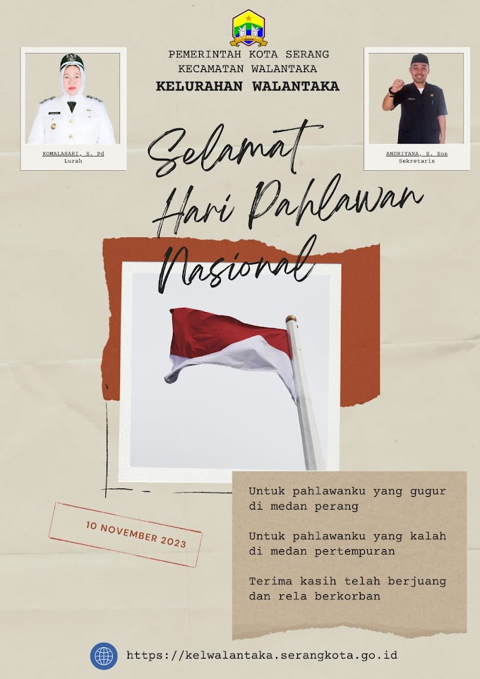 Selamat Hari Pahlawan, 10 November 2023