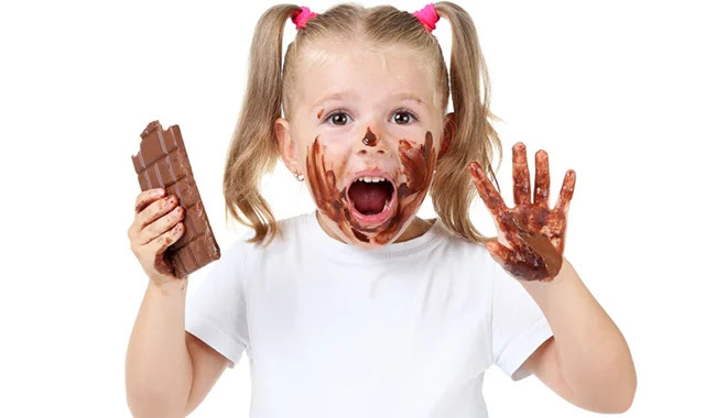 الشوكولاته للاطفال