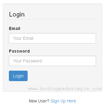Login Form php-login-system-script