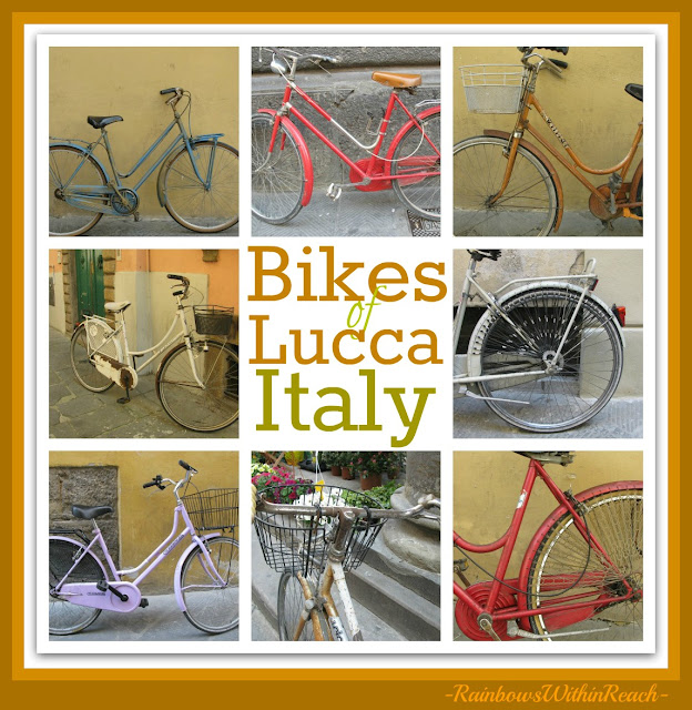 photo of: RainbowsWithinReach: Bikes of Lucca, Italy