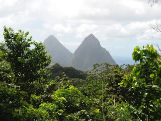 pitons santa lucia