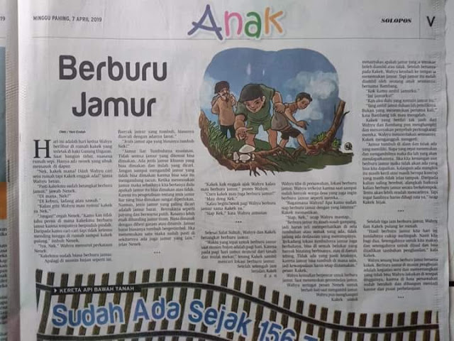 cernak solopos berburu jamur