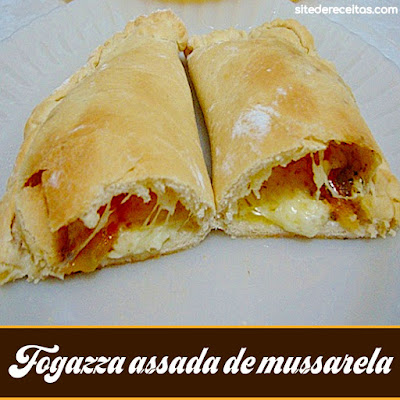 Fogazza assada de mussarela